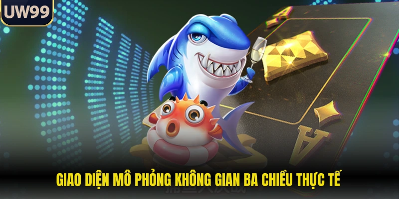 Giao diện mô phỏng không gian ba chiều thực tế