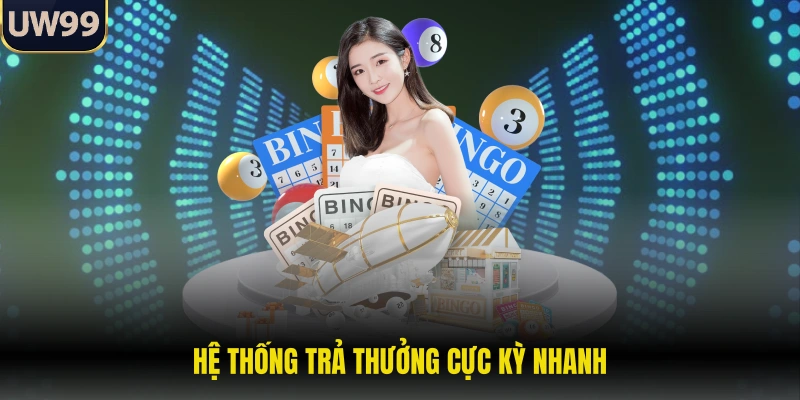 Hệ thống trả thưởng cực kỳ nhanh