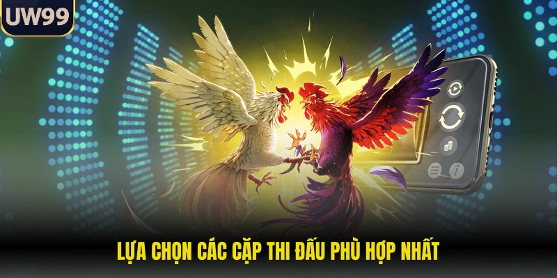 Lựa chọn các cặp thi đấu phù hợp nhất